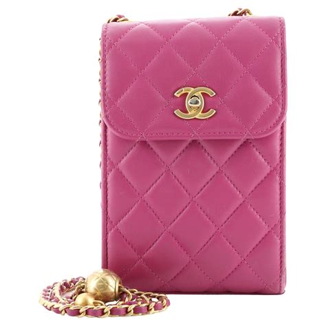 chanel coco crush phone bag